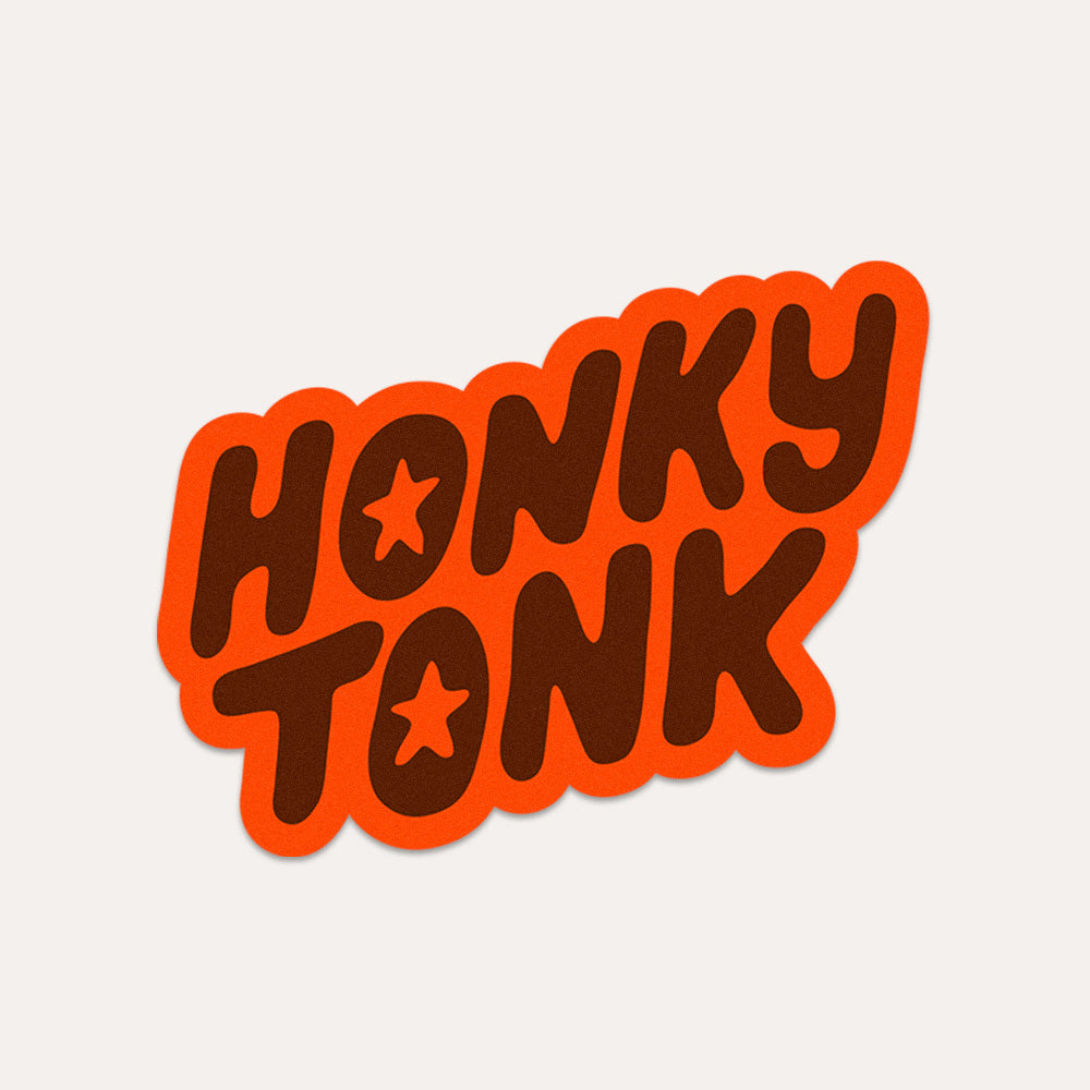 Honky Tonk - Vinyl Sticker