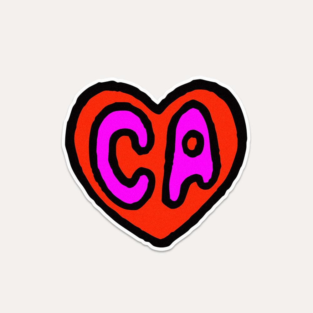 I Heart California - Vinyl Sticker