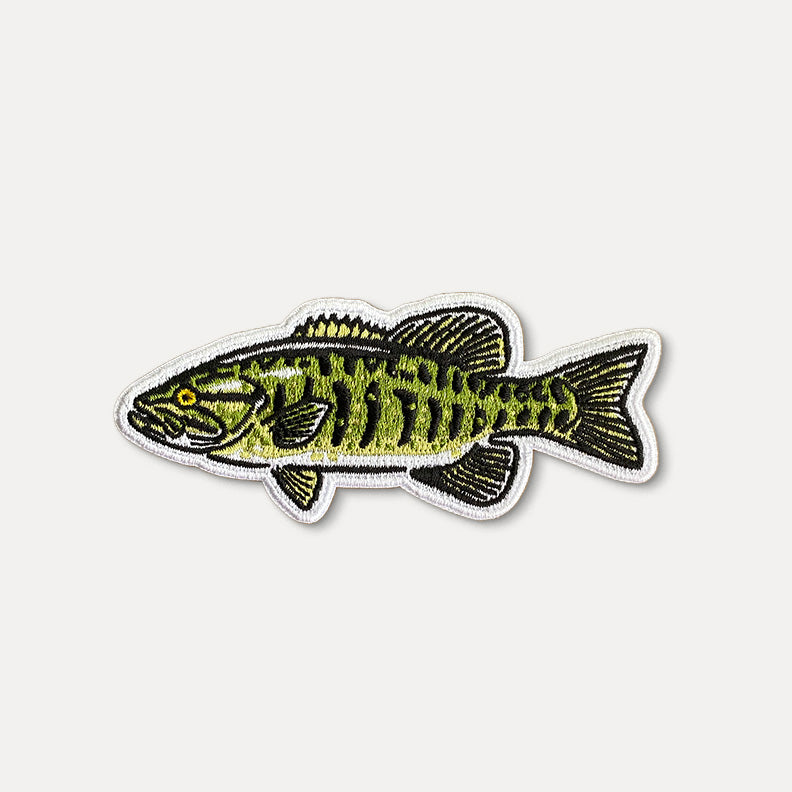 Smallmouth Bass - Iron On Patch - Fish