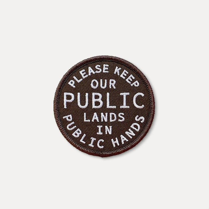 Keep Our Public Lands, In Public Hands - Iron On Patch