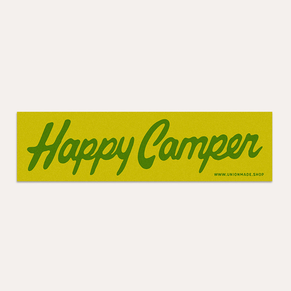 Happy Camper - Bumper Sticker