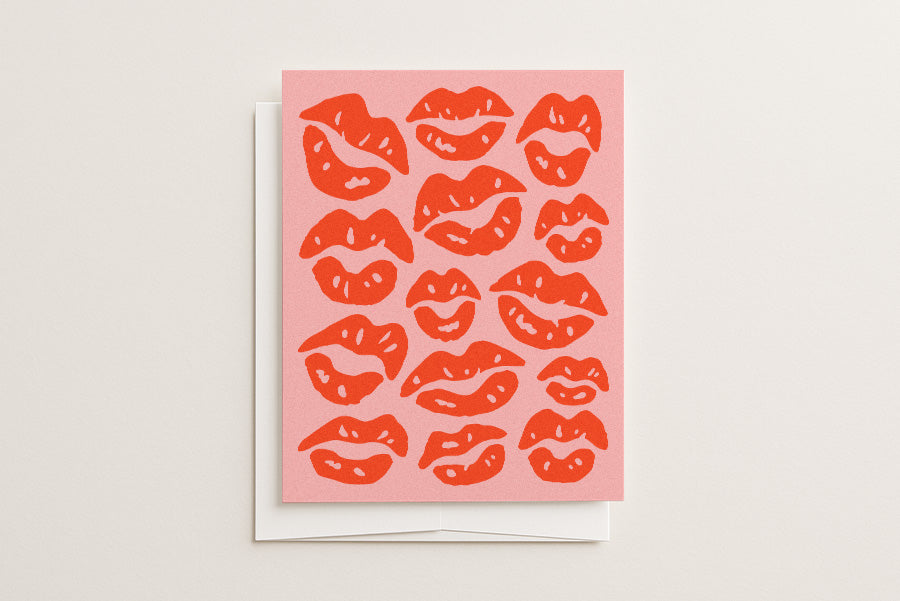 Kissy Kissy - Blank Card