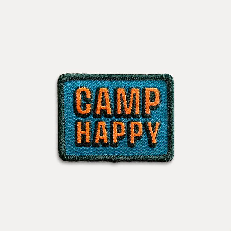 Camp Happy - Iron On Patch