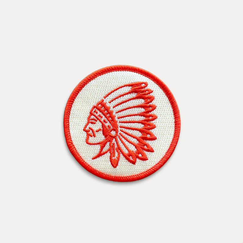 Indian Chief Head - Iron On Patch