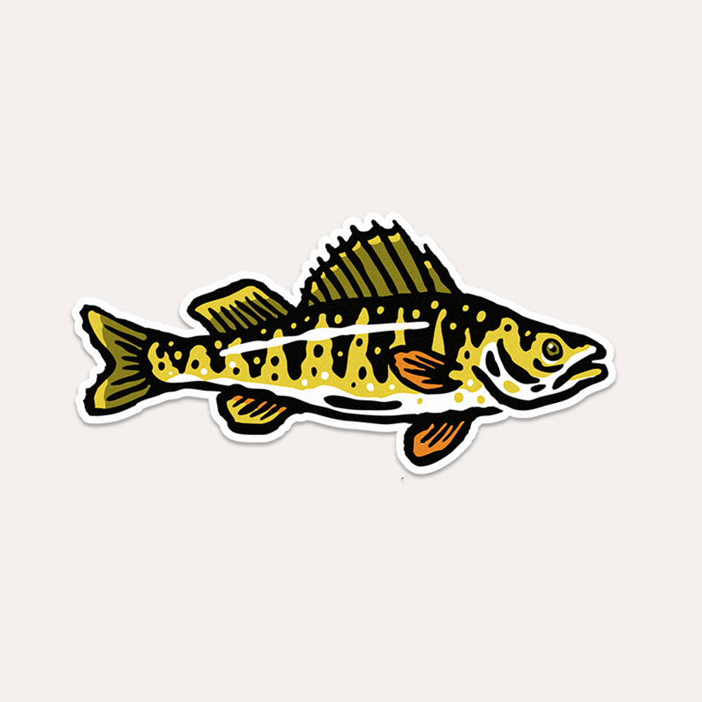 Yellow Perch - Vinyl Sticker