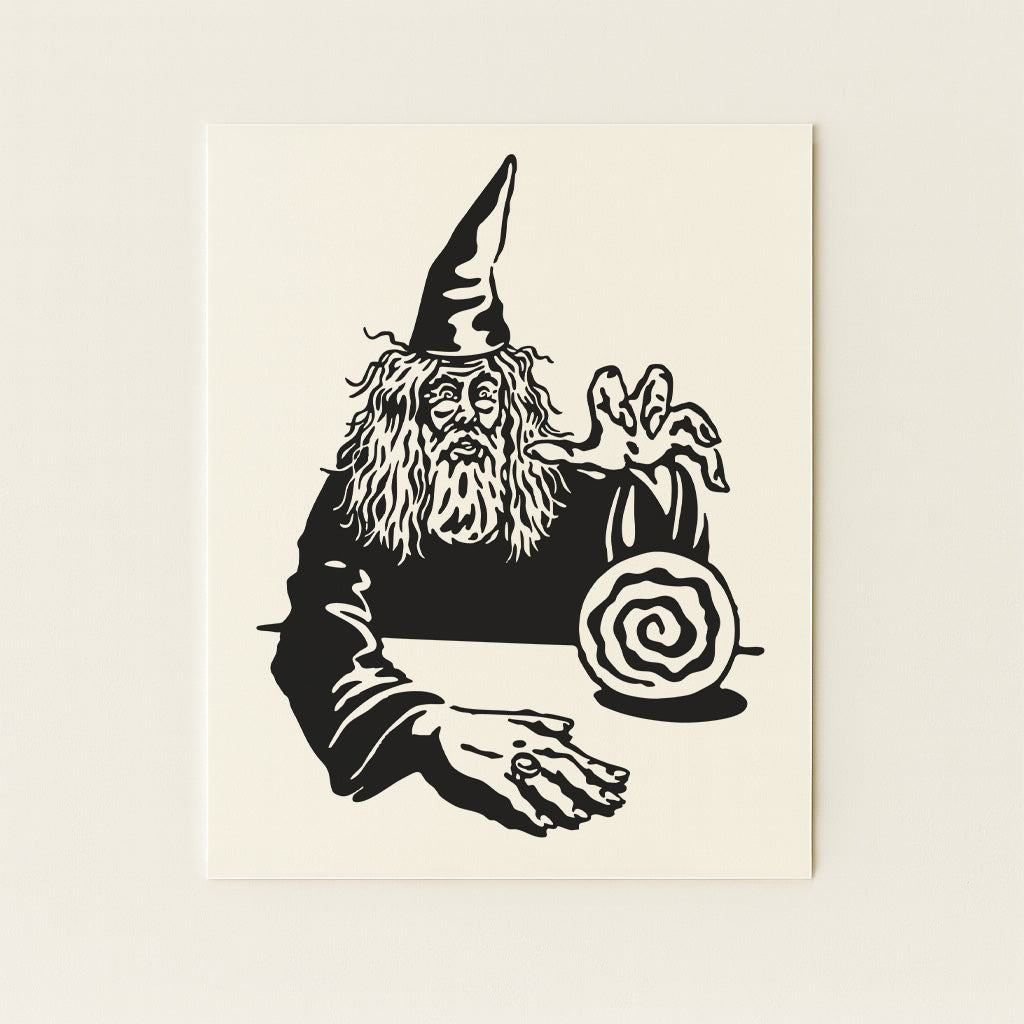 Wizard - Illustration Print