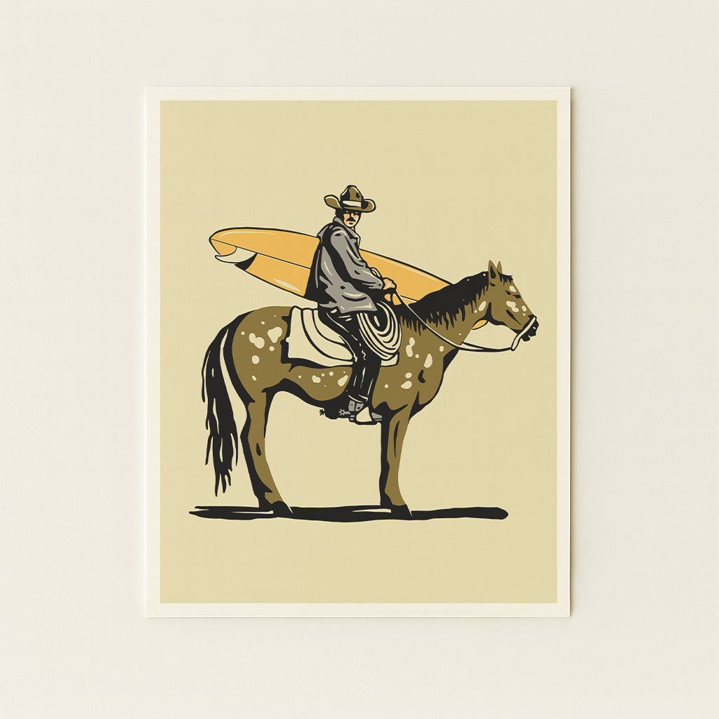 Surf Seeker Print - Illustration