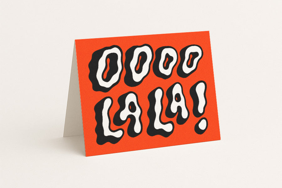 Oooo La La! - Blank Card