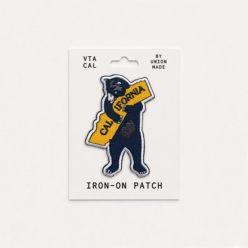I Love You California Bear - Iron On Patch