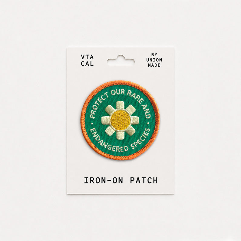 Protect Our Rare and Endangered Species - Iron On Patch