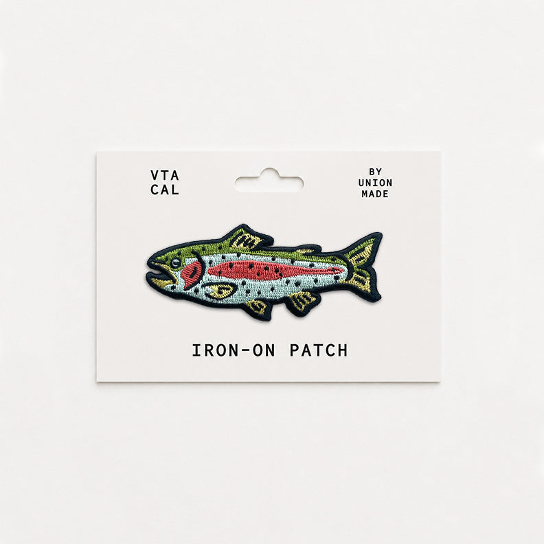 Rainbow Trout - Iron On Patch