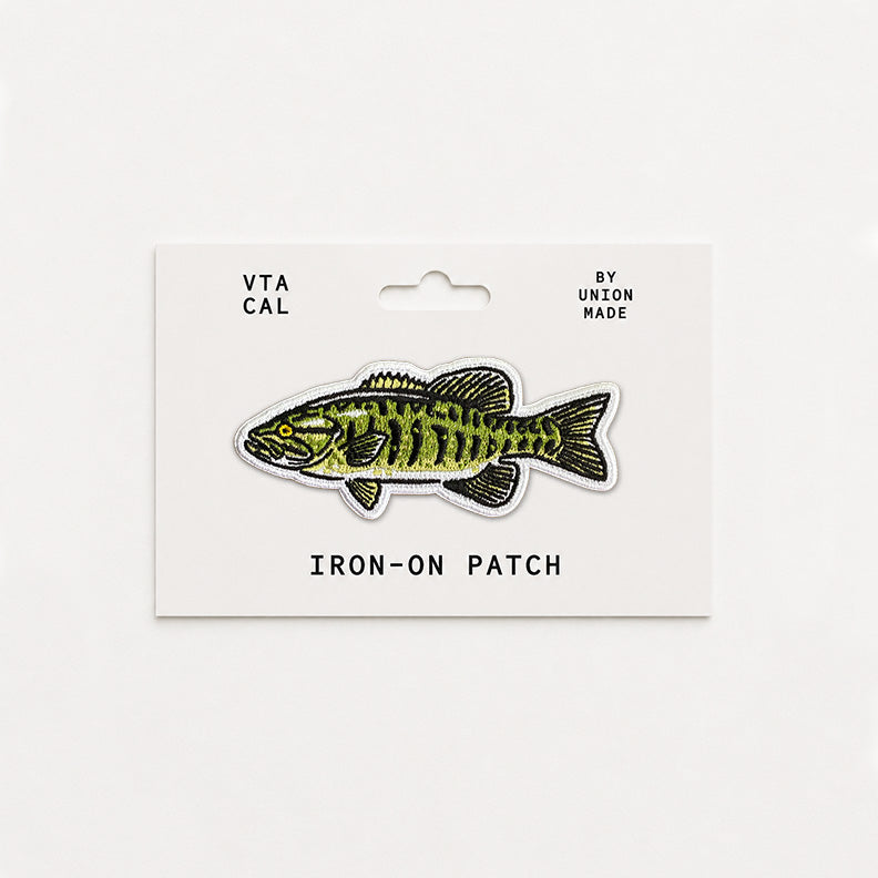 Smallmouth Bass - Iron On Patch - Fish