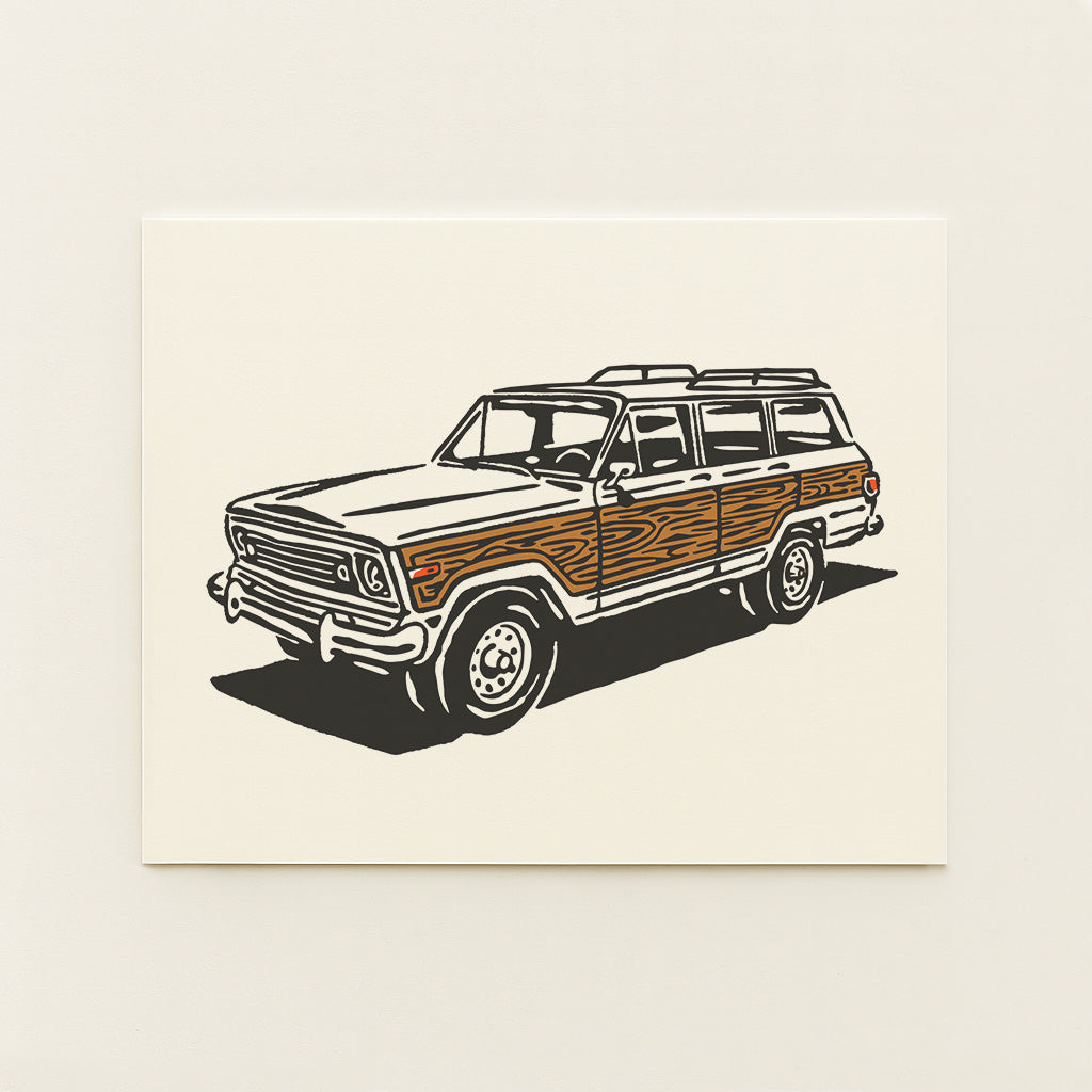 1970s Wagoneer -  Illustration Print