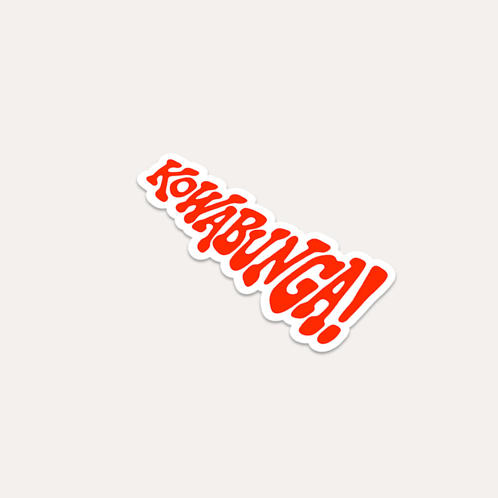 Kowabunga! - Vinyl Sticker