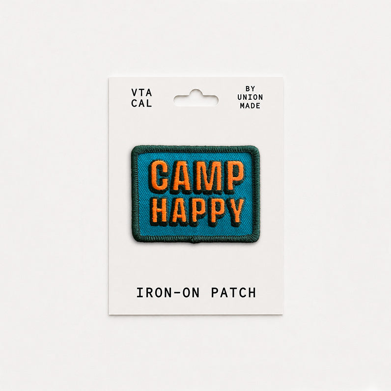 Camp Happy - Iron On Patch