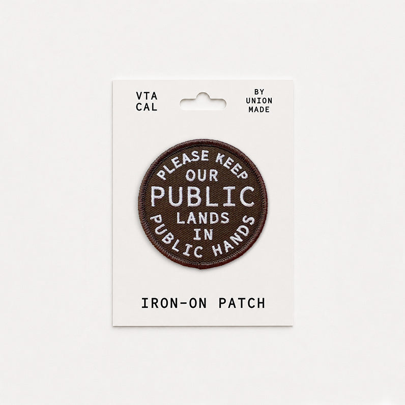 Keep Our Public Lands, In Public Hands - Iron On Patch