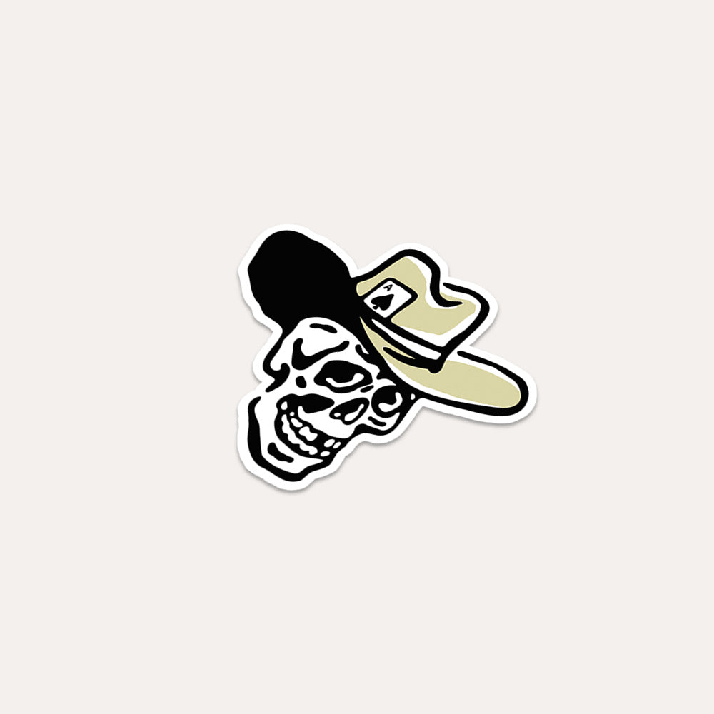 Cowboy Skull - Vinyl Sticker