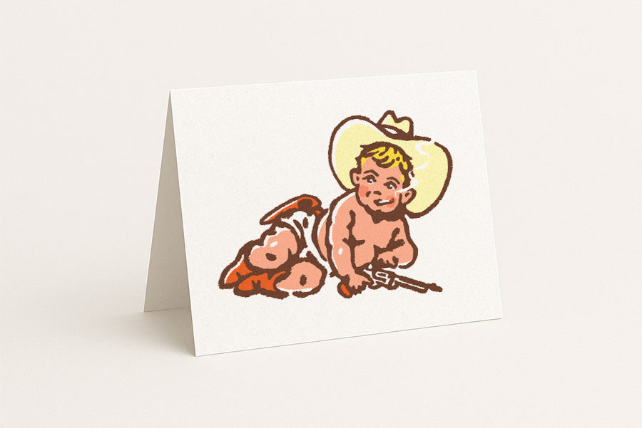 New Sheriff In Town  - Blank Card