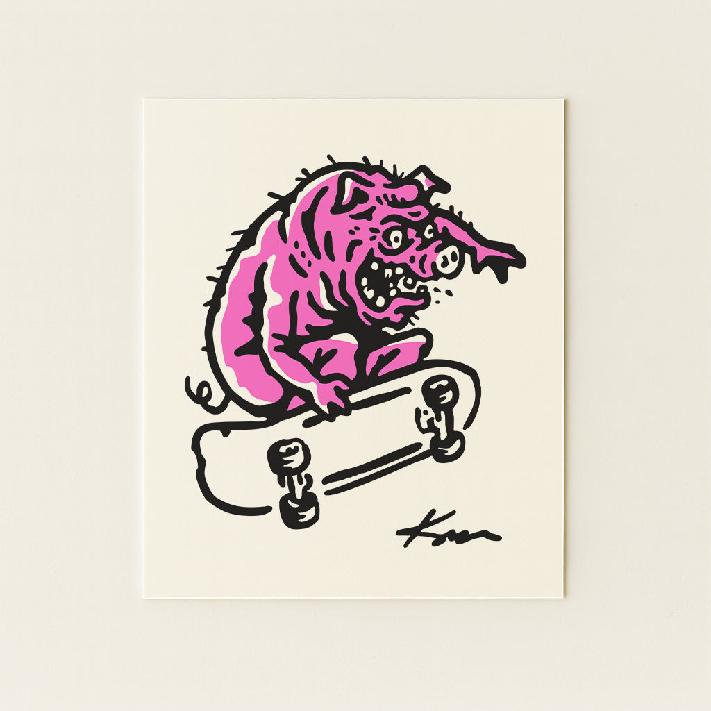 When Pigs Fly - Illustration Print