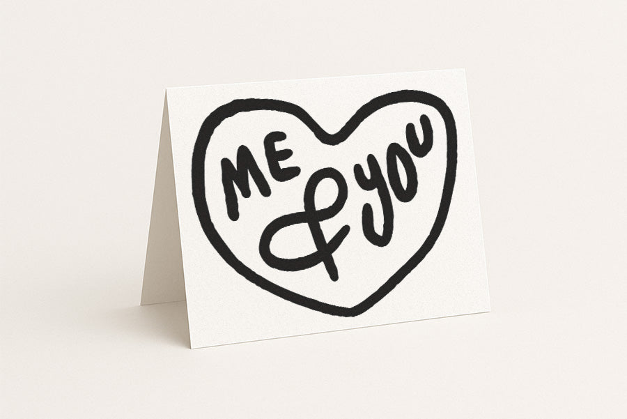 Me & You - Blank Card