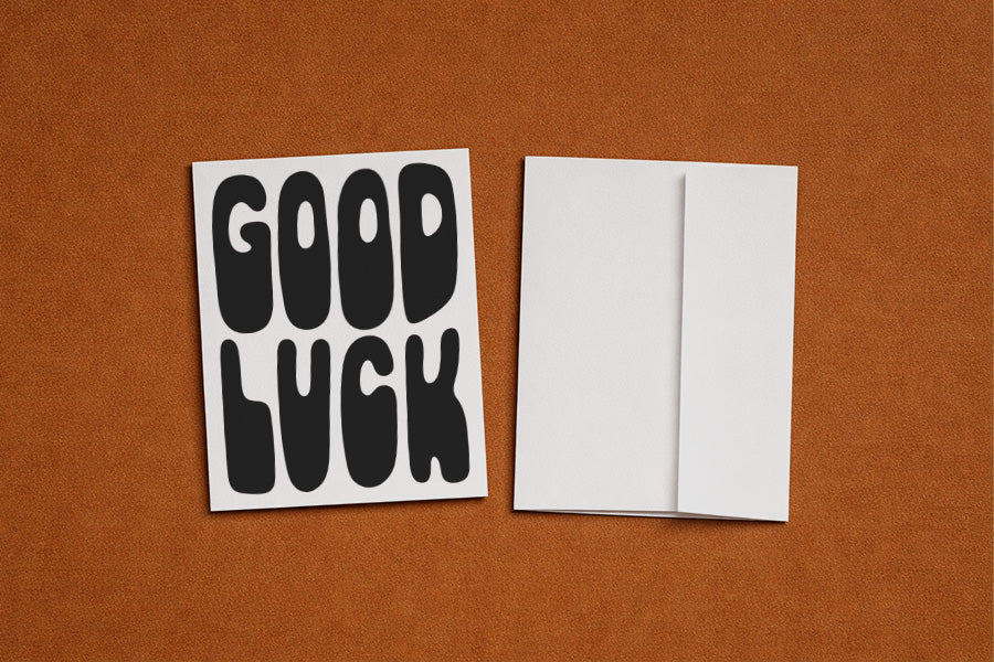 Good Luck - Blank Card