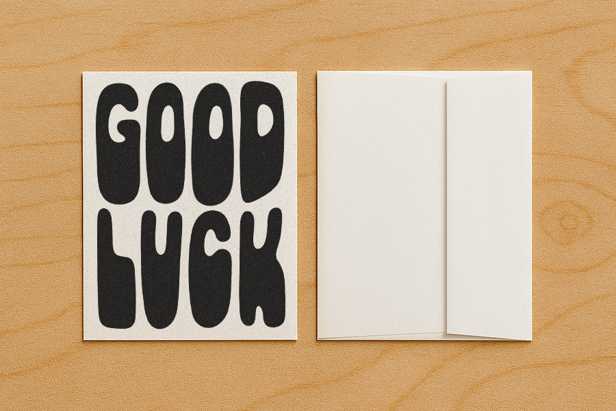 Good Luck - Blank Card