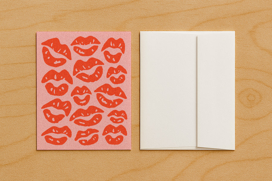 Kissy Kissy - Blank Card