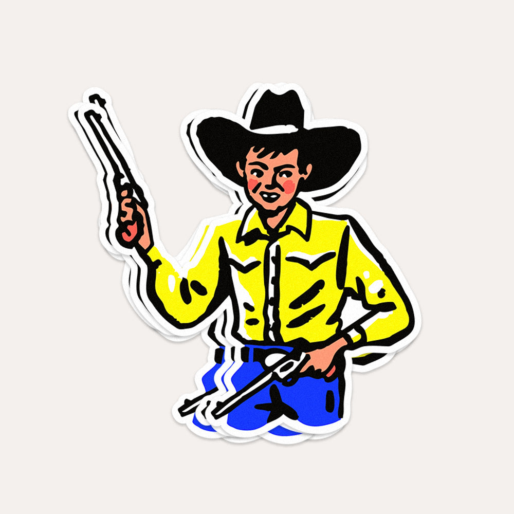 Western Boy - Vinyl Sticker