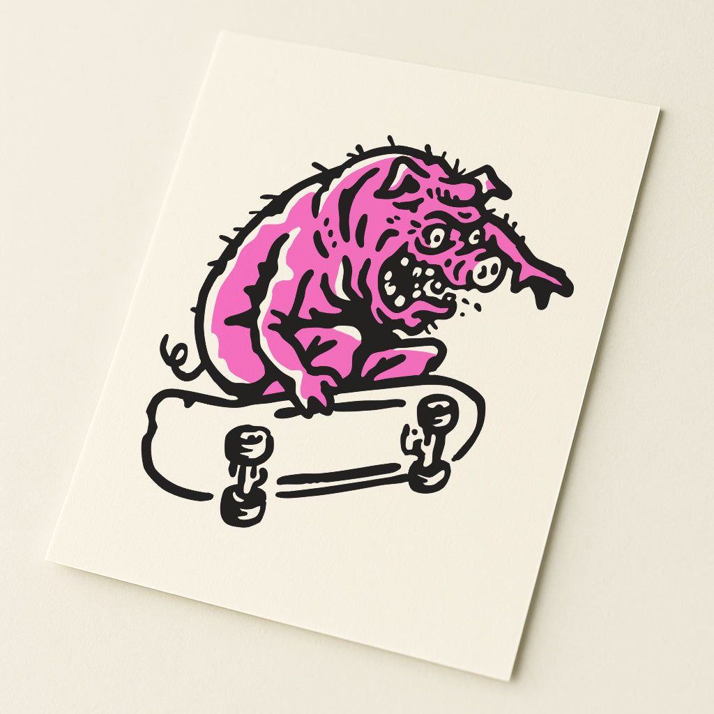 When Pigs Fly - Illustration Print