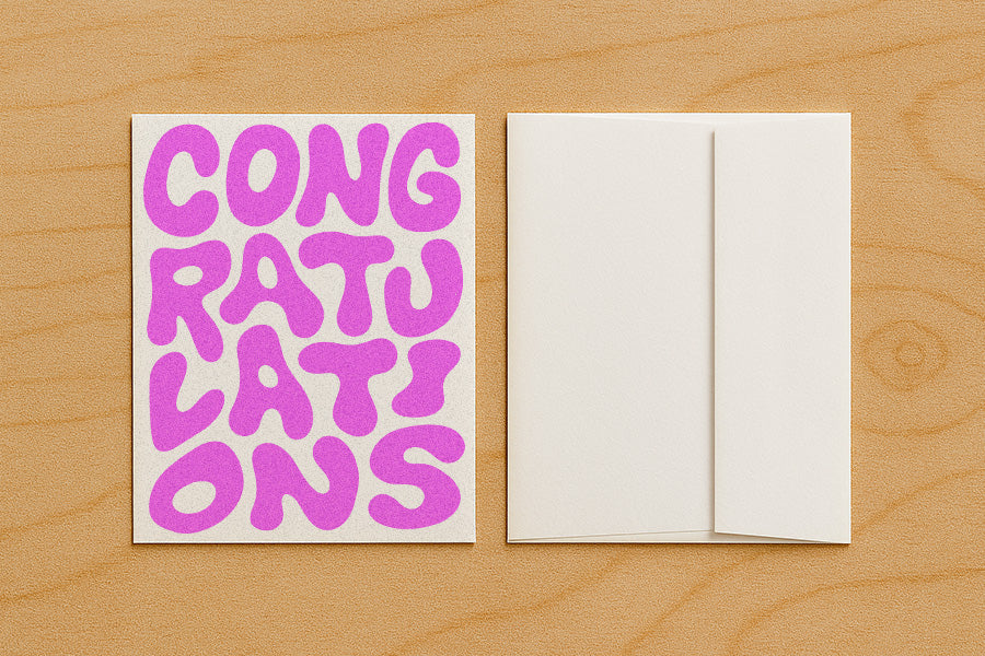 Congratulations - Blank Card