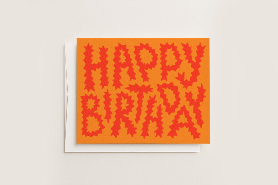 Happy Birthday - Blank Card