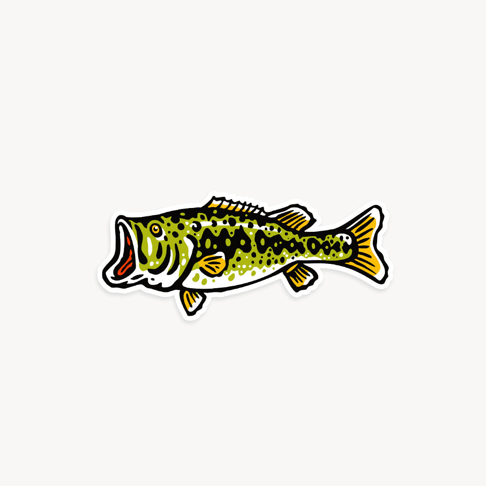 Freshwater Fish Vinyl Stickers - Three Pack