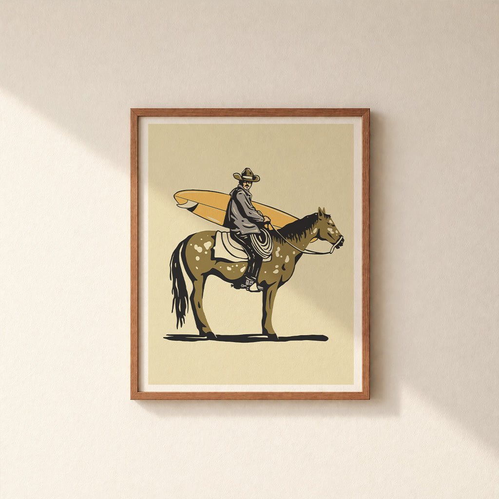 Surf Seeker Print - Illustration