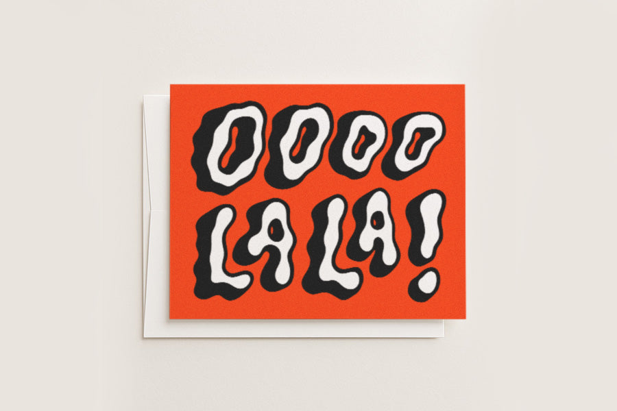 Oooo La La! - Blank Card