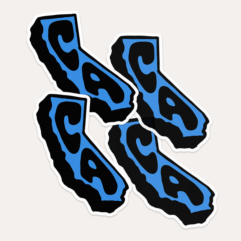 California State 3D - Vinyl Sticker
