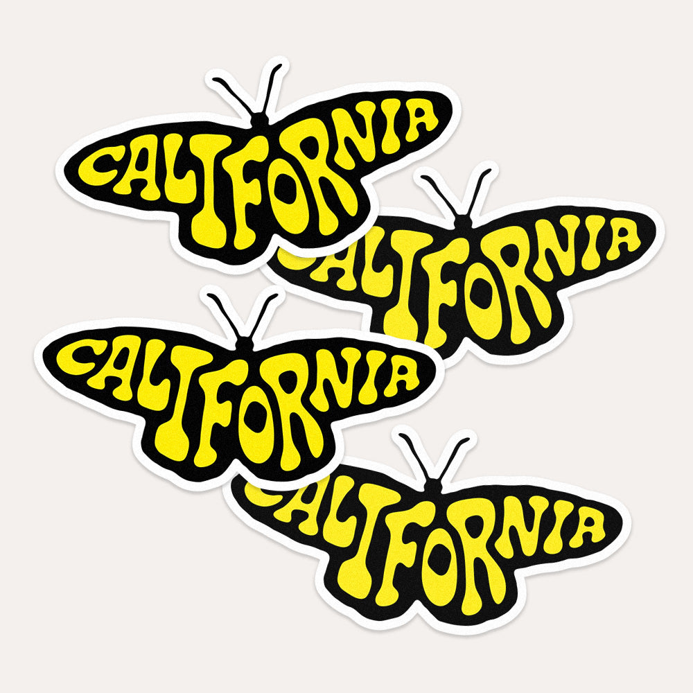 California Butterfly - Vinyl Sticker