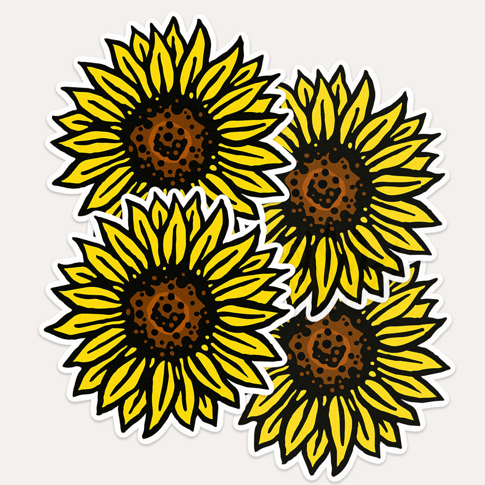 Sunflower - Vinyl Sticker