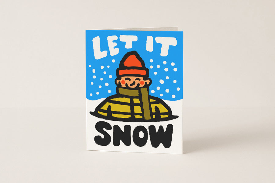 Let It Snow - Blank Card