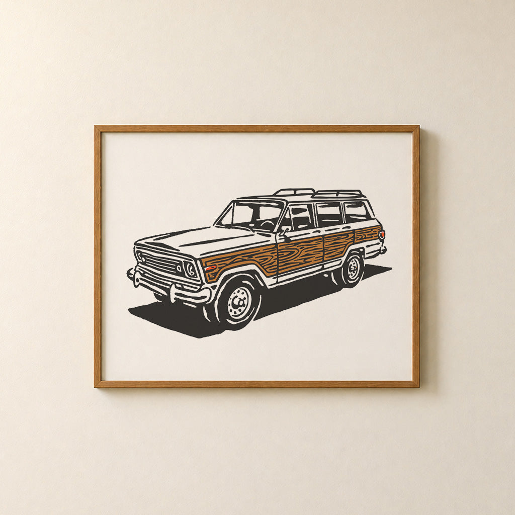 1970s Wagoneer -  Illustration Print