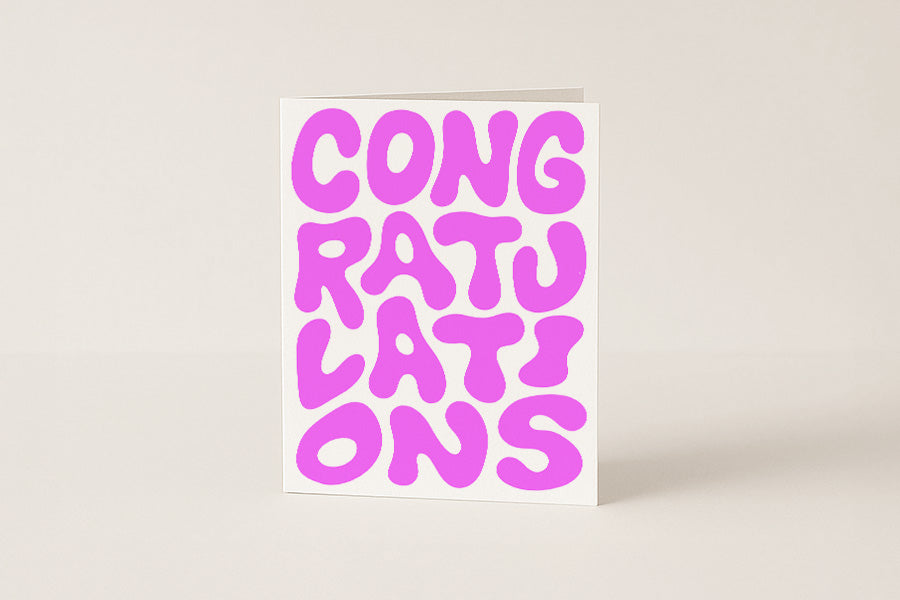 Congratulations - Blank Card