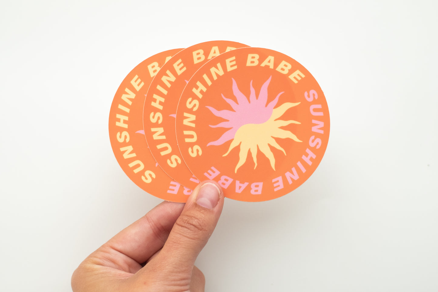 Sunshine babe Vinyl Sticker