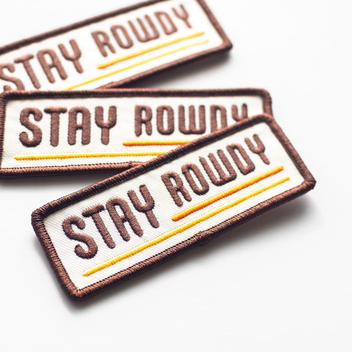 Stay Rowdy - Iron On Patch