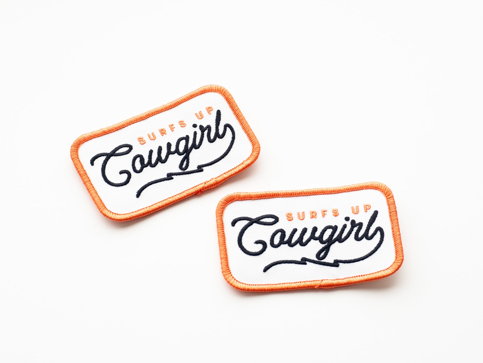 Surf's Up Cowgirl - Iron On Patch