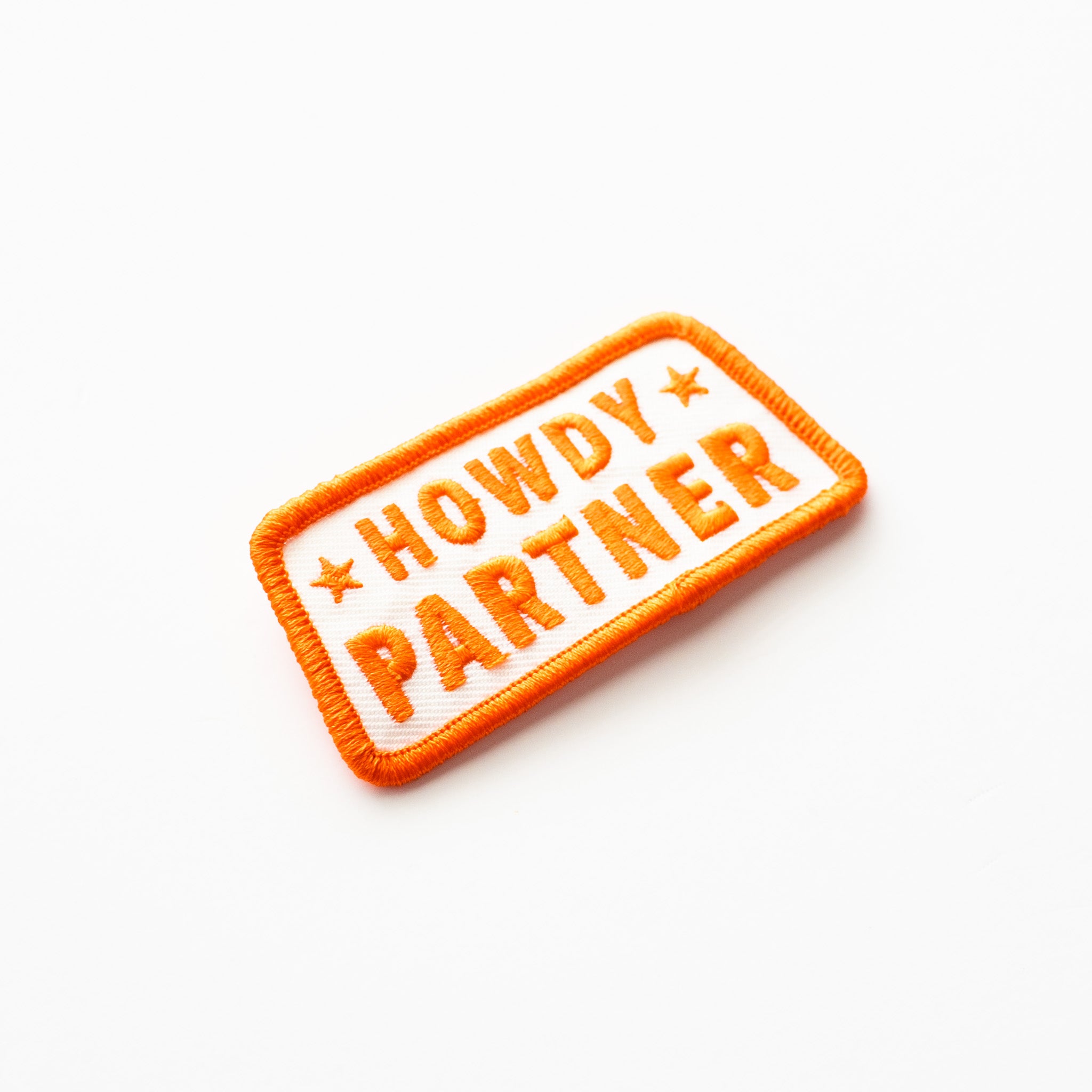 Howdy Partner - Iron On Patch