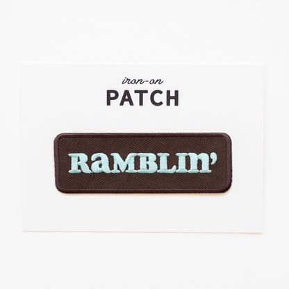 Ramblin' - Iron On Patch