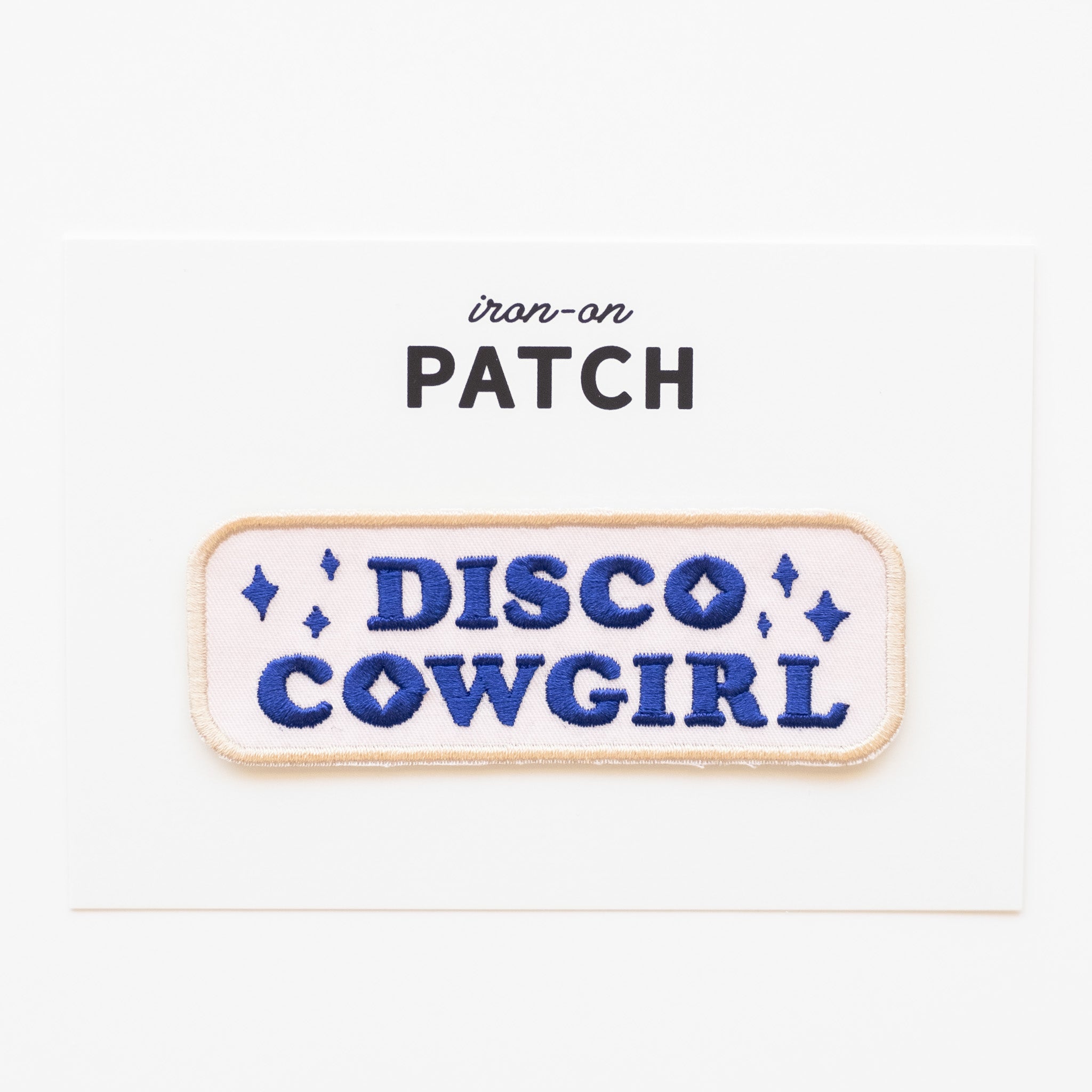 Disco Cowgirl - Iron On Patch