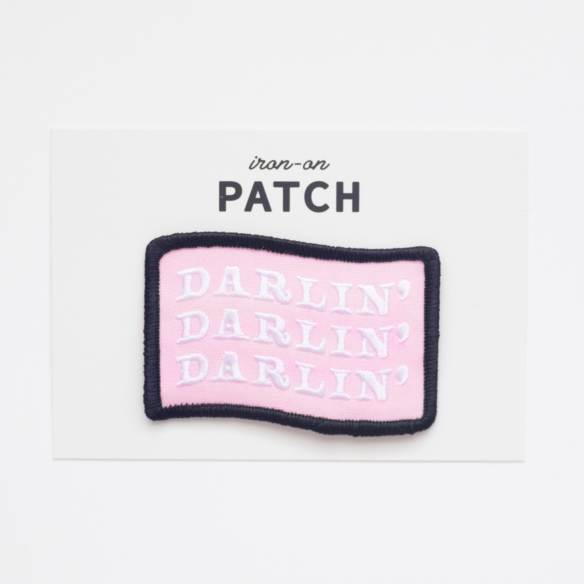 Darlin' - Iron On Patch