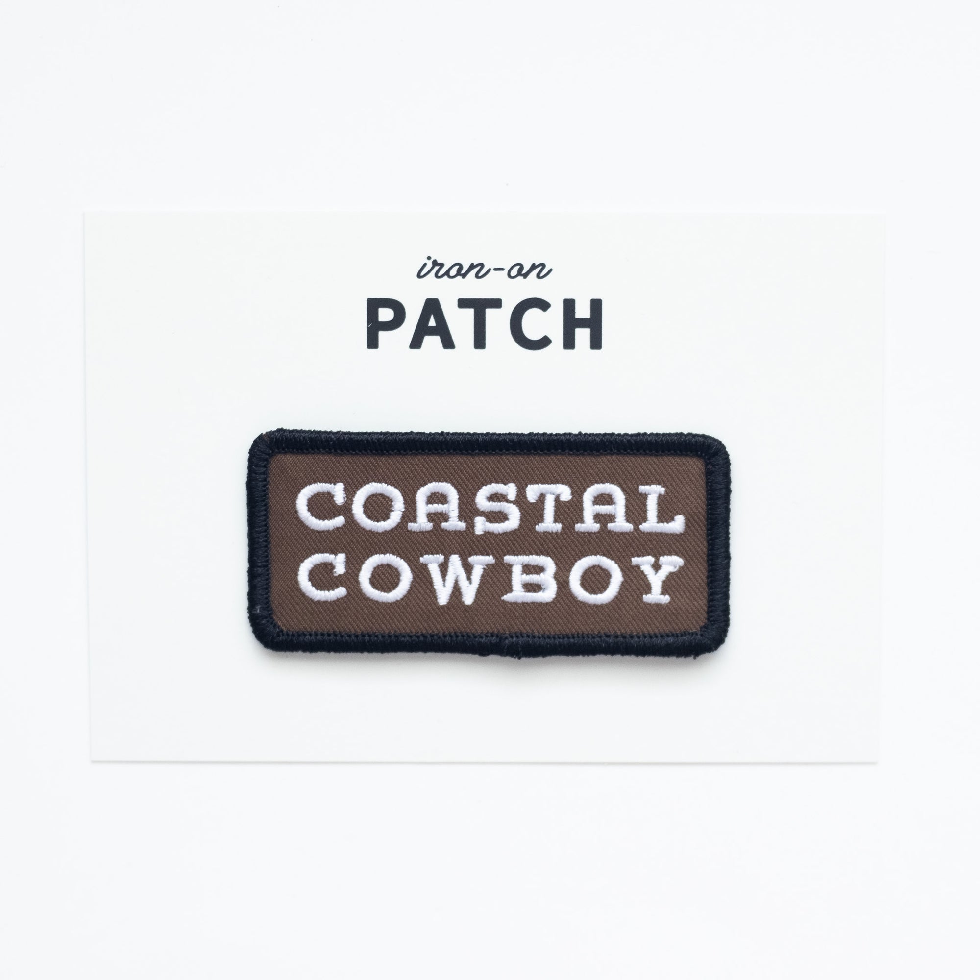Coastal Cowboy - Iron On Patch