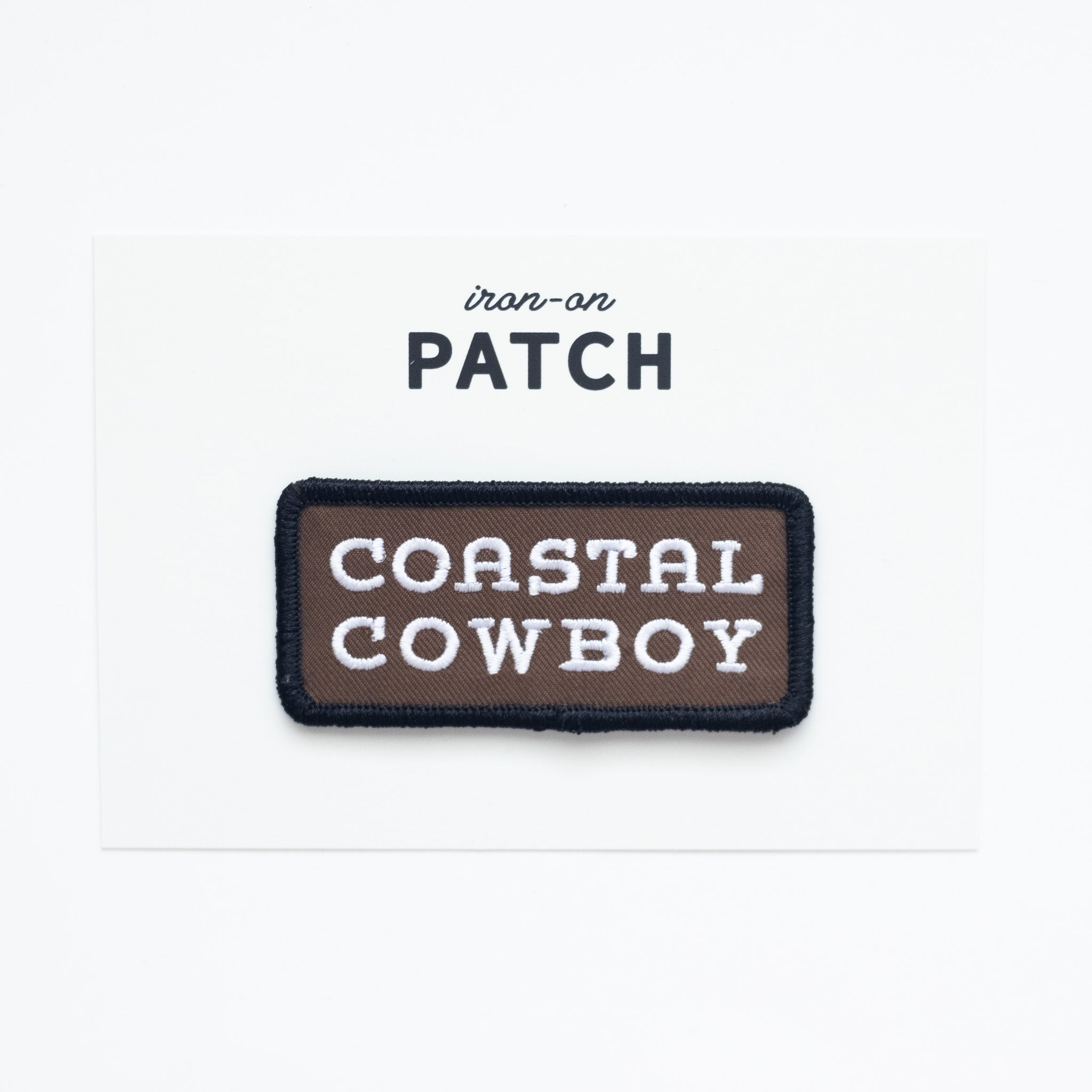 Coastal Cowboy - Iron On Patch