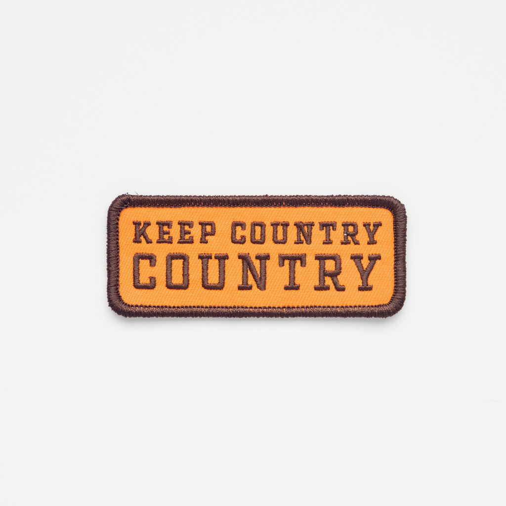 Keep Country, Country - Iron On Patch
